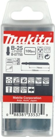 Пилки по дереву MAKITA B-07755 в-25, 100 шт.