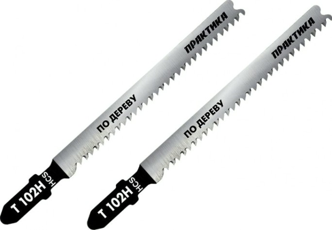 Пилки по дереву ПРАКТИКА T102H 100х75 мм, чистый рез (2шт.) [649-196]