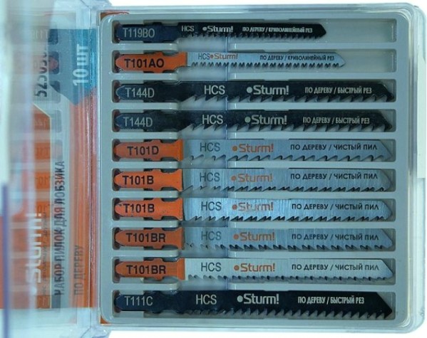 Пилки по дереву Sturm 5 250 502 набор 10шт. [5250502]