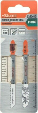Пилки по дереву Sturm T101BR 2шт. ламинат [5250612]