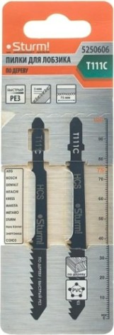 Пилки по дереву Sturm T111C 2шт. быстрый рез [5250606]