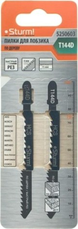 Пилки по дереву Sturm T144D 2шт. быстрый рез [5250603]