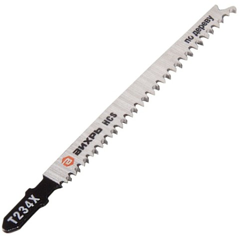 Пилки по дереву ВИХРЬ Т234Х для лобзика рез,прогрессирующий зуб 116х90мм (2 шт [73/10/5/11]