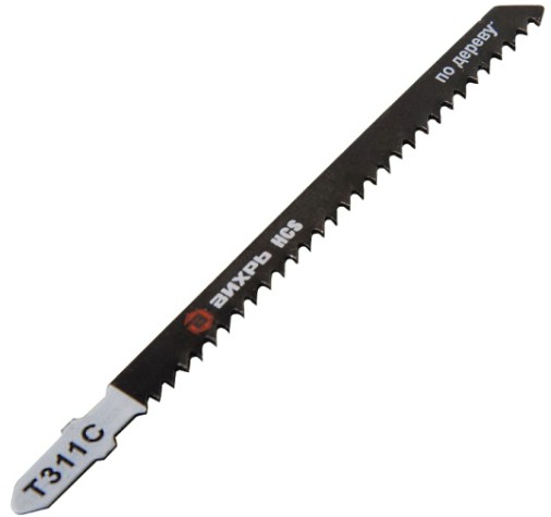 Пилки по дереву ВИХРЬ Т311C для лобзика рез 126х100мм (2 шт) [73/10/5/6]