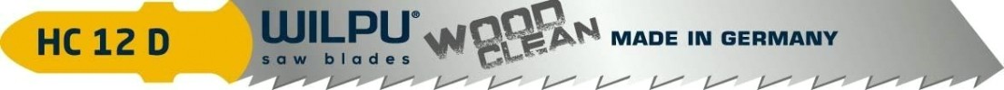 Пилки по дереву WILPU HC 12 D (прямой рез) 5шт/уп [211200005]