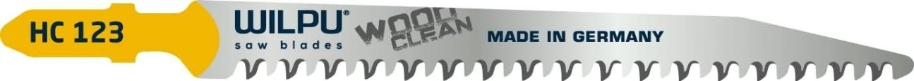 Пилки по дереву WILPU HC 123 (быстрый чистый рез) 5шт/уп [210500005]