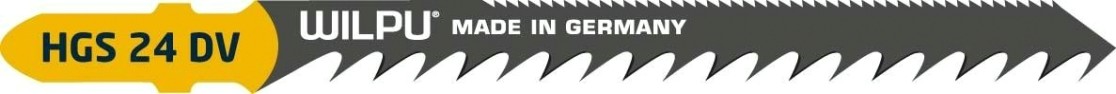 Пилки по дереву WILPU HGS 24 DV (криволин., быстрый рез) 5шт/уп [237600005]