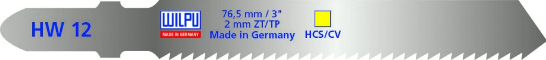 Пилки по дереву WILPU HW 12 5шт/уп [241000005]