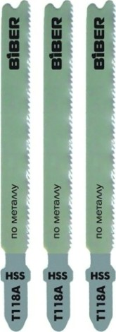 Пилки по металлу Biber 85277 Т118А 67/1,4мм (3шт.) [тов-120520]
