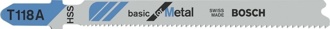 Пилки по металлу BOSCH T118А [2608631964]