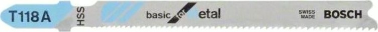 Пилки по металлу BOSCH T118А (3шт.) [2608631507]