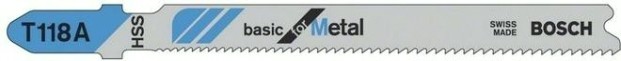 Пилки по металлу BOSCH T118А (5шт.) [2608631013]