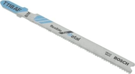 Пилки по металлу BOSCH T118АF HSS (100шт.) Flexible for Metal [2608634774]