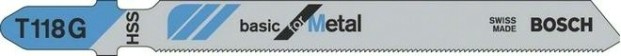 Пилки по металлу BOSCH T118G (5шт.) [2608631012]