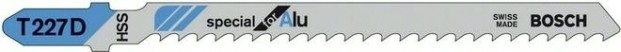Пилки по металлу BOSCH T227D (5шт.) [2608631030]