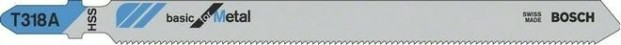Пилки по металлу BOSCH T318А (5шт.) [2608631319]