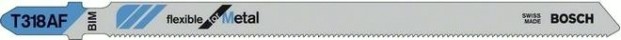 Пилки по металлу BOSCH T318AF (5шт.) [2608634241]