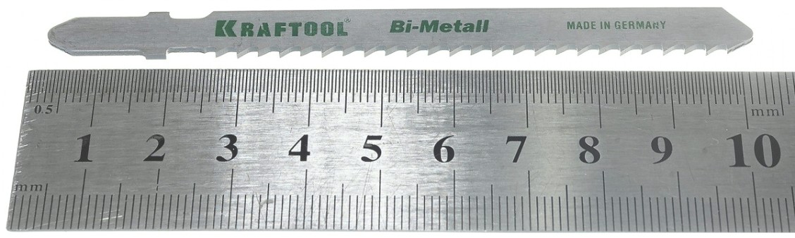 Пилки по металлу KRAFTOOL T127DF по мягкому, (3-15мм), шаг 3мм, 75мм, 2шт. [159556-3]