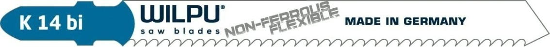 Пилки по металлу WILPU K 14 bi (аналог т127df) для алюминия, стали до 30мм) 5шт/у [276100005]