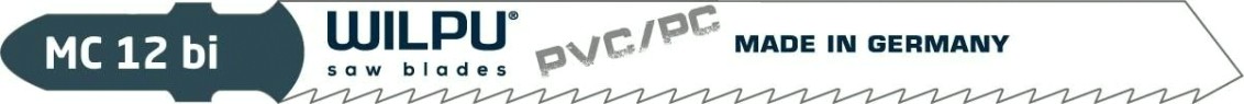 Пилки по металлу WILPU MC 12 bi для алюминия до 30мм 5шт/уп [250100005]