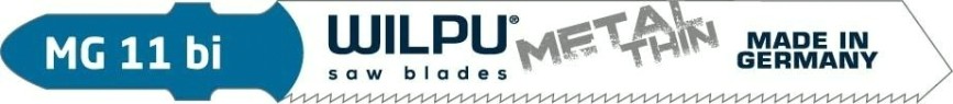 Пилки по металлу WILPU MG 11 bi для тонкой стали, нерж.ст. от 1,2 до 2мм 5шт/уп [255100005]