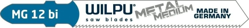 Пилки по металлу WILPU MG 12 bi для стали, нерж.стали, алюминия от 2,5 до 6мм 5шт/ [265100005]