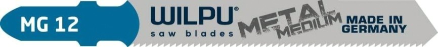 Пилки по металлу WILPU MG 12 для стали, нерж.стали, алюминия от 2,5 до 6мм 5шт/ [265000005]