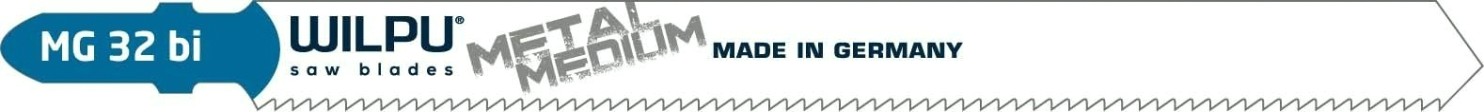 Пилки по металлу WILPU MG 32 bi (аналог t318bf) для стали, профилей, труб, до 80мм [267100005]