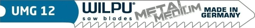 Пилки по металлу WILPU UMG 12 для стали, нерж.стали, алюминия от 2,5 до 6мм 5шт/ [465000005]