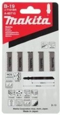Пилки универсальные MAKITA для лобзика В-19 A-85715 5шт HCS [A-85715]