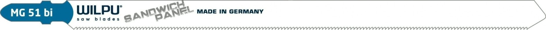 Пилки универсальные WILPU MG 51 bi для материалов типа "сэндвич" до 120мм 5шт/уп [257500005]