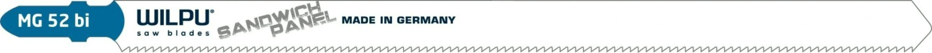 Пилки универсальные WILPU MG 52 bi для материалов типа "сэндвич" до 120мм 5шт/уп [267500005]