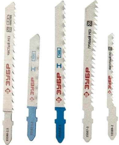 Пилки универсальные ЗУБР ЭКСПЕРТ по дереву, металлу, цветному металлу, t-хвост., пл [15581-H10]