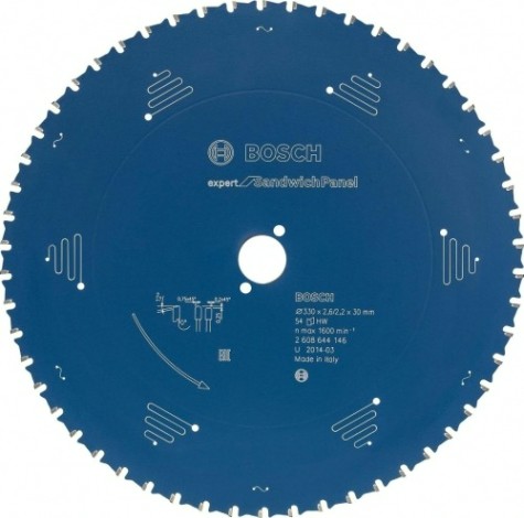 Пильный диск для сэндвич-панелей BOSCH 330х54х30 мм EXPERT FOR SANDWICH PANEL [2608644146]