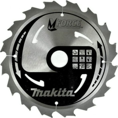 Пильный диск MAKITA 165х 24тх20 дерево (M-FORCE) B-31223 [B-31223]