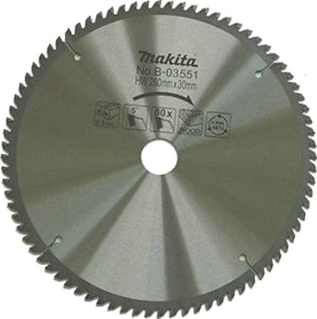 Пильный диск MAKITA 260х 80тх30 дерево (Standart) B-03551 [B-03551]