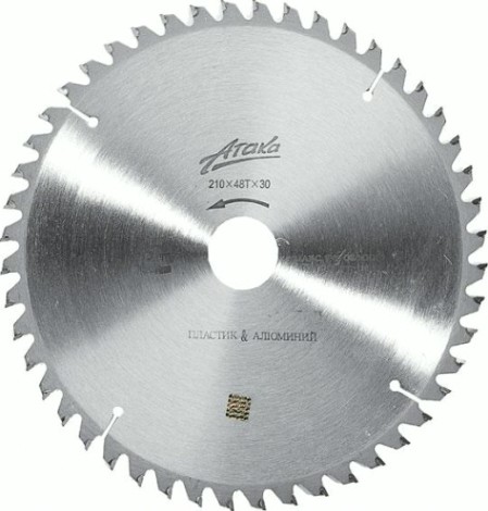 Пильный диск по алюминию АТАКА 250х80тх30 мм [8077880]