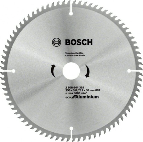 Пильный диск по алюминию BOSCH 250х80х30 Eco for Aluminium [2608644393]