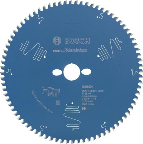 Пильный диск по алюминию BOSCH 260х80х30 Expert for Aluminium [2608644113]
