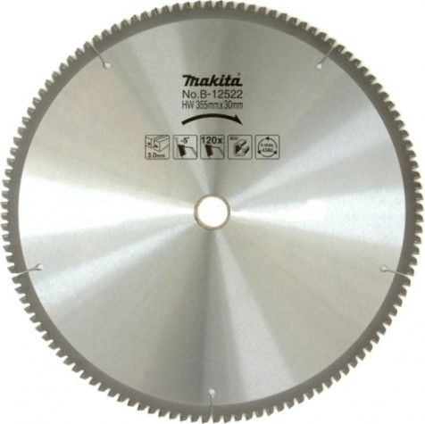Пильный диск по алюминию MAKITA 355x30x2.4x120T [B-12522]