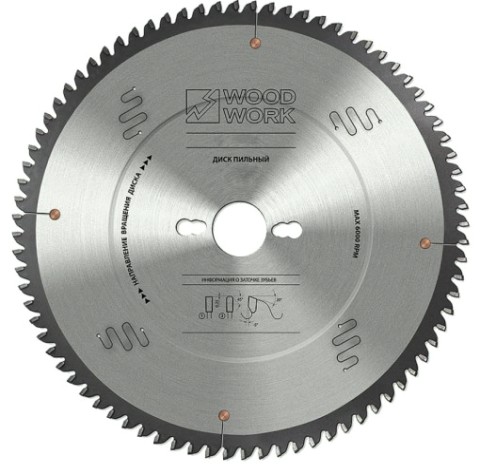 Пильный диск по алюминию WOODWORK 300x3,6/2,6x30 Z=96 A=-5 [36.300.96]