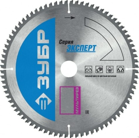 Пильный диск по алюминию ЗУБР Мультирез 200x30мм 60т [36907-200-30-60_z01]