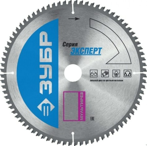 Пильный диск по алюминию ЗУБР Мультирез 230x30мм 60т [36907-230-30-60_z01]
