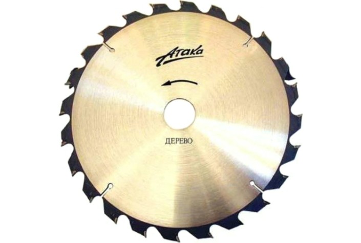 Пильный диск по дереву АТАКА 184*40T*16 профи [8078570]