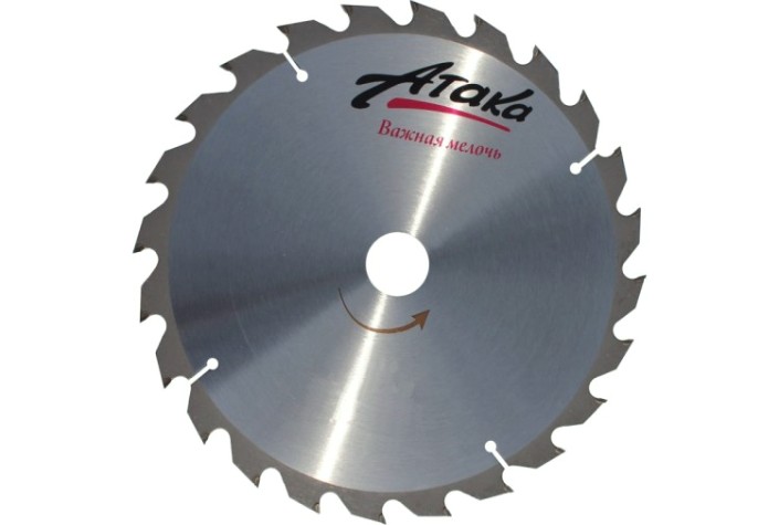 Пильный диск по дереву АТАКА 185*48T*20 б/рез профи [8078610]