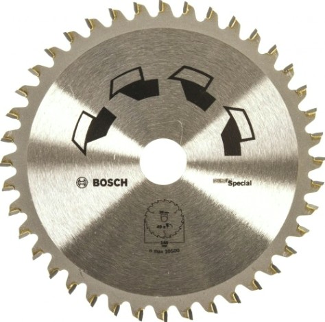 Пильный диск по дереву BOSCH 140x20/12.7 40T SPECIAL [2609256885]