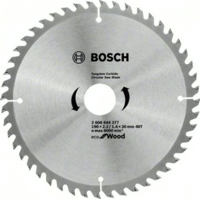 Пильный диск по дереву BOSCH 190х48х30 Eco [2608644377]