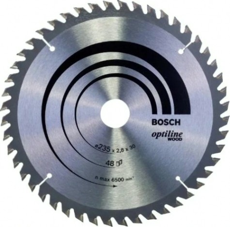 Пильный диск по дереву BOSCH 235х48х30 Standart Wood [2608640727]
