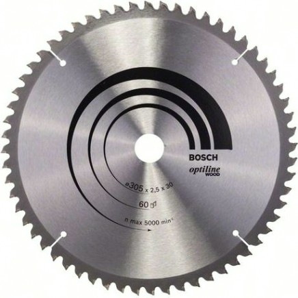 Пильный диск по дереву BOSCH 305х60х30 OPTILINE WOOD [2608640441]