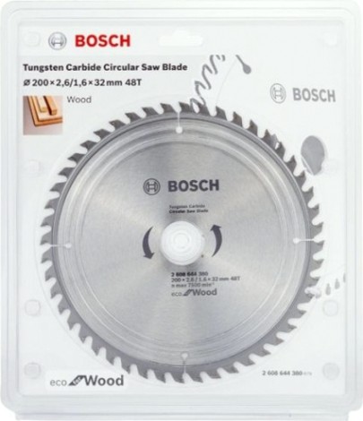 Пильный диск по дереву BOSCH ECO WO 200x32-48T 2.608.644.380 [2608644380]